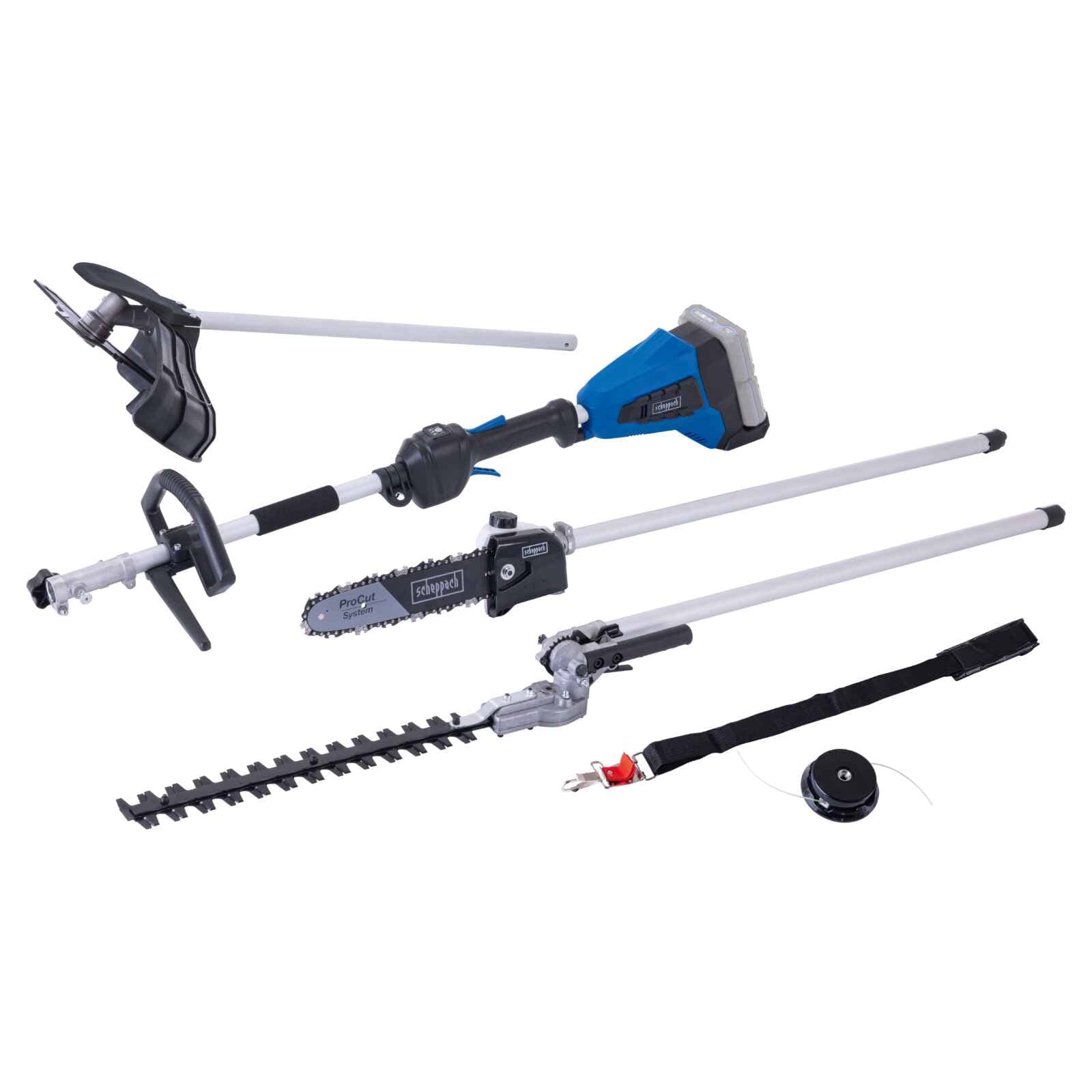 Orilladora Multifuncional 40V - Scheppach — vista trasera