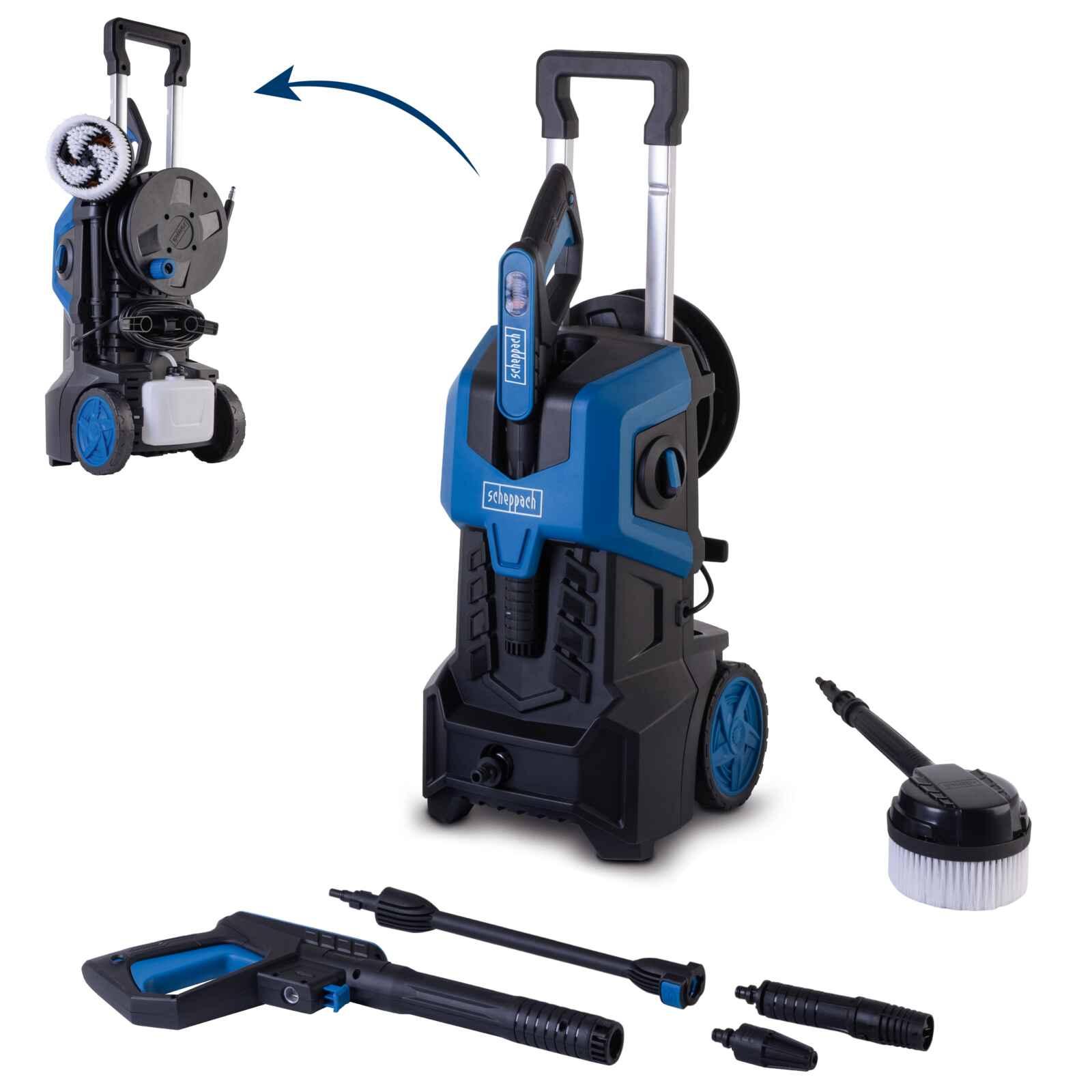 Hidrolavadora Industrial 180 Bar Scheppach - Lavadora a Presión Eléctrica — componentes