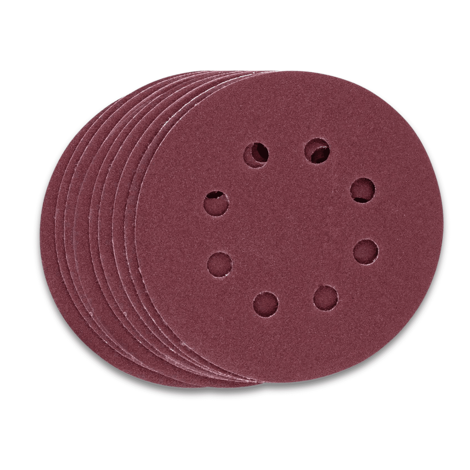 Set 9 Lijas para Lijadora Orbital 5" Scheppach — vista lateral