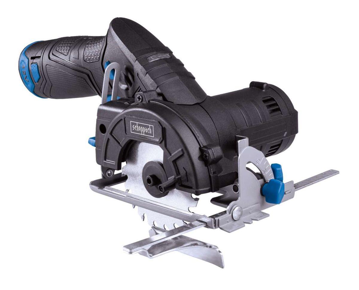 Sierra Circular Inalámbrica 12V Scheppach - Incluye 2 Baterías — Outlet