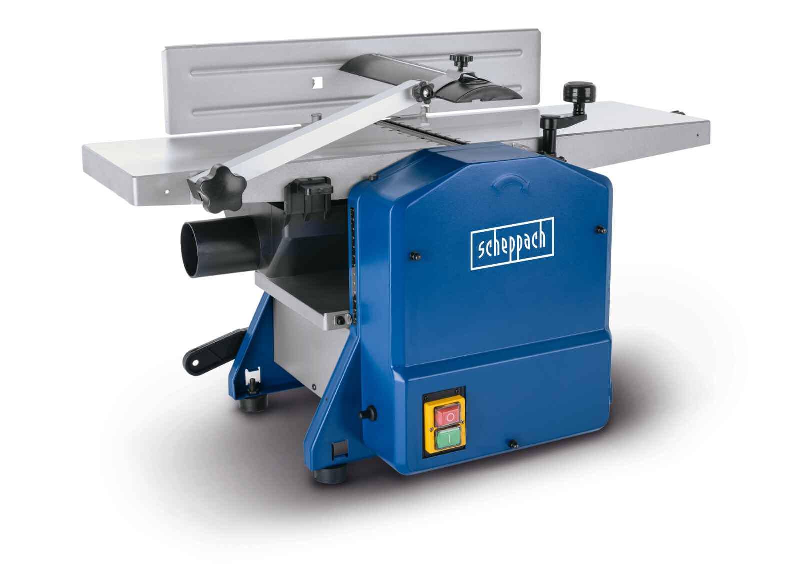 Cepilladora Canteadora de Banco 8" 1250W Scheppach — vista frontal