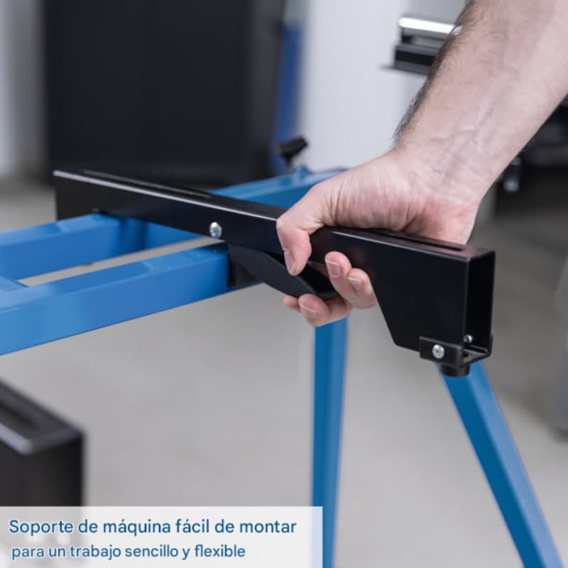 Mesa Soporte para Sierras Ingletadoras UMF1550 Scheppach — vista lateral