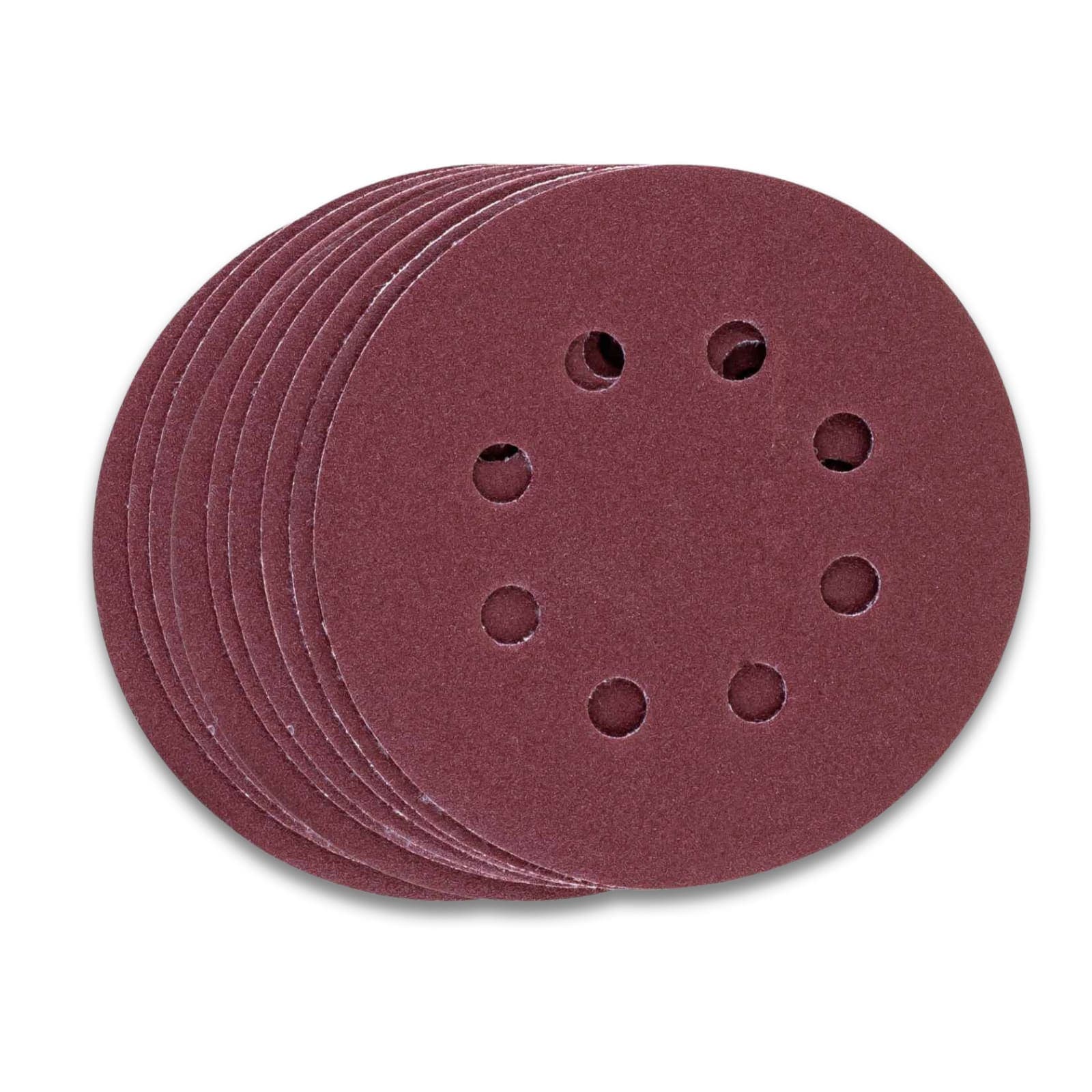 Set 9 Lijas para Lijadora Orbital 5" Scheppach — vista frontal