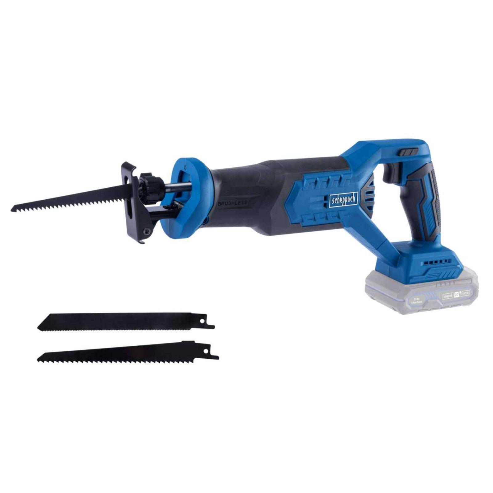 Sierra Sable Brushless 20v Pro - Scheppach — vista frontal