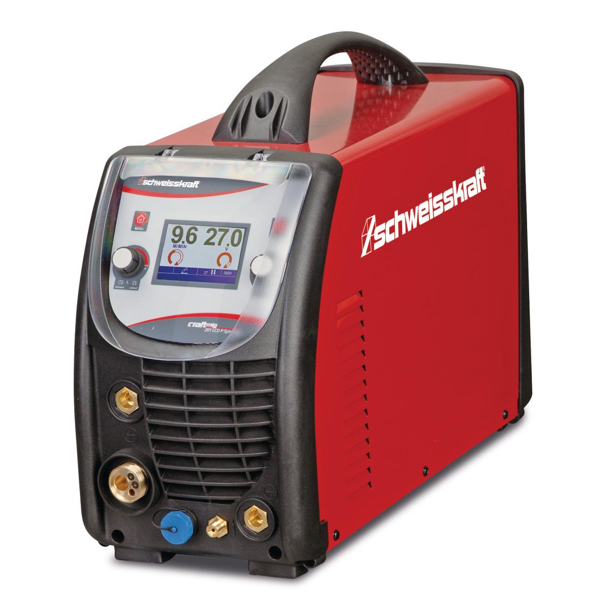 Set soldadora MIG Schweisskraft CRAFT-MIG 201 LCD P Synergic