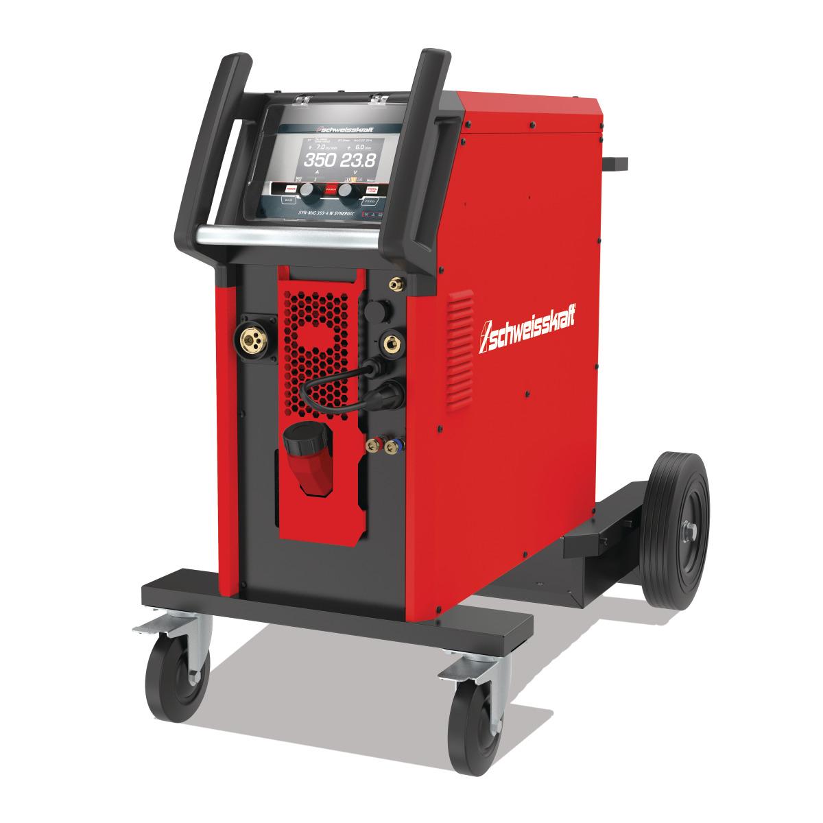 Soldadora MIG/MAG inverter Schweisskraft SYN-MIG Synergic - Soldadora MIG/MAG inverter Schweisskraft SYN-MIG 353-4 W Synergic