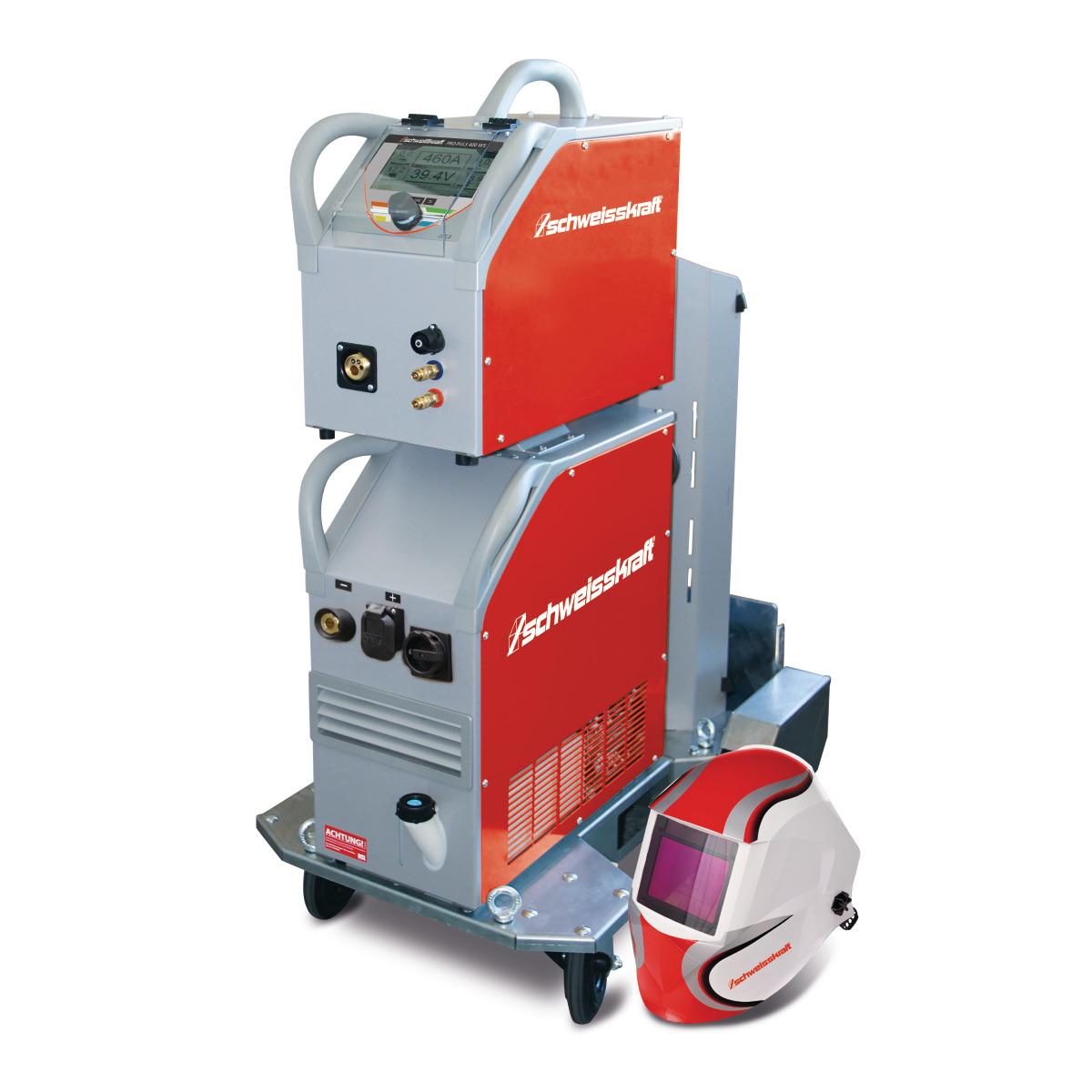 Soldadora MIG/MAG pulsada Schweisskraft PRO-PULS 400 WS - Soldadora MIG/MAG pulsada Schweisskraft PRO-PULS 400 WS, set promocional