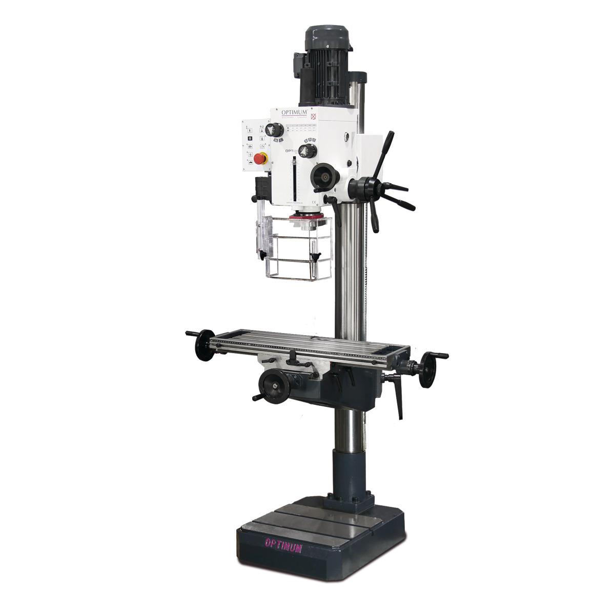 Optimum OPTIdrill DH 40CT taladro de columna engranado con mesa cruzada