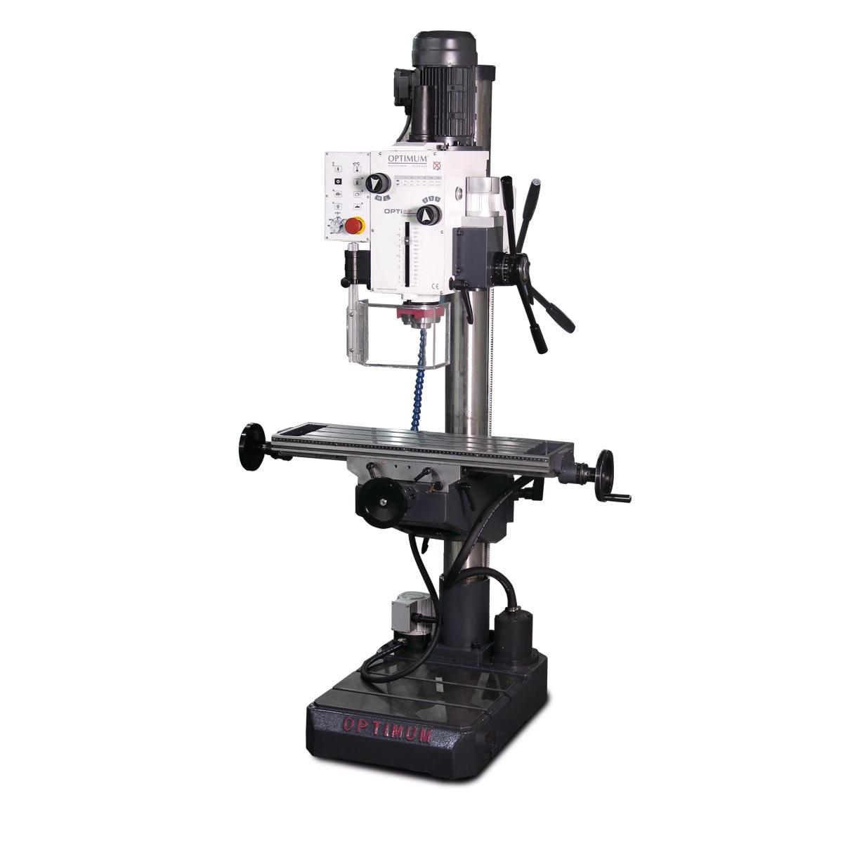 Optimum OPTIdrill DH 40CTP taladro de columna engranado con mesa cruzada