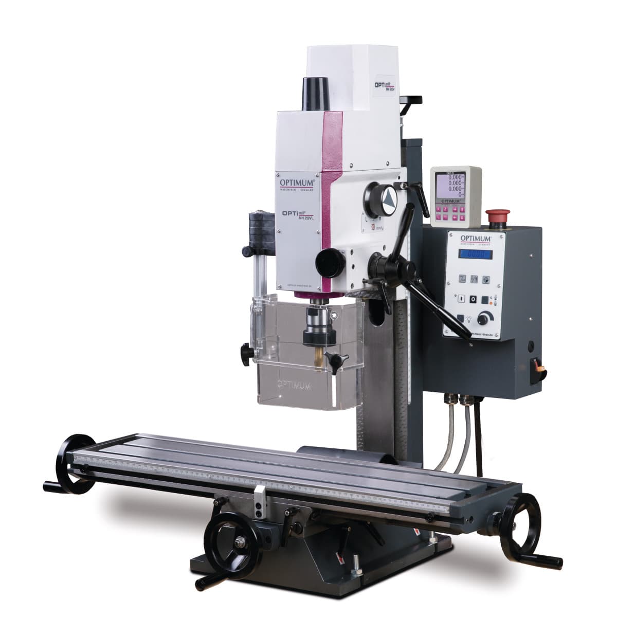 Optimum OPTImill MH 20VLD — Fresadora-Taladradora con DRO Digital