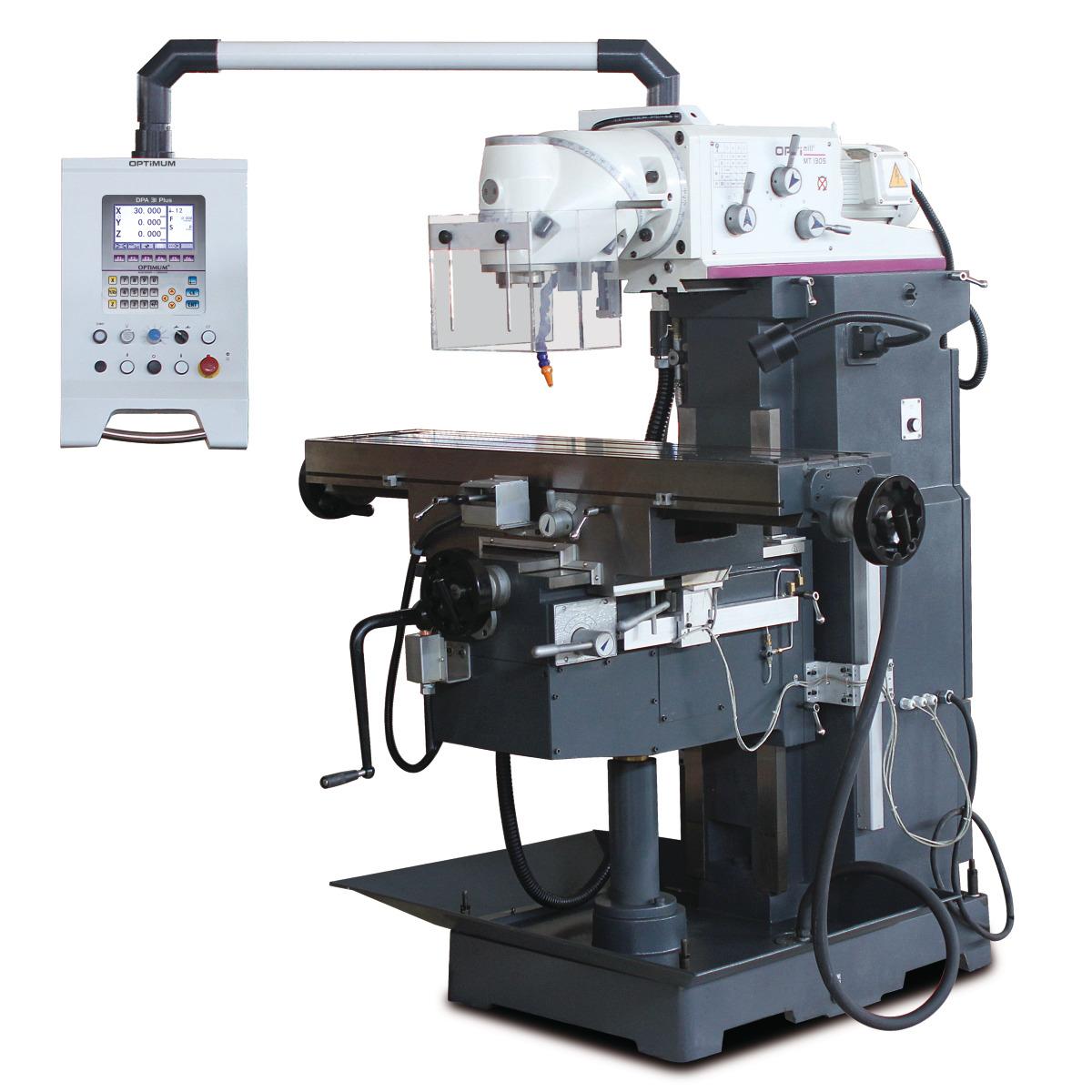Fresadora universal Optimum OPTImill MT 130S con servomotor