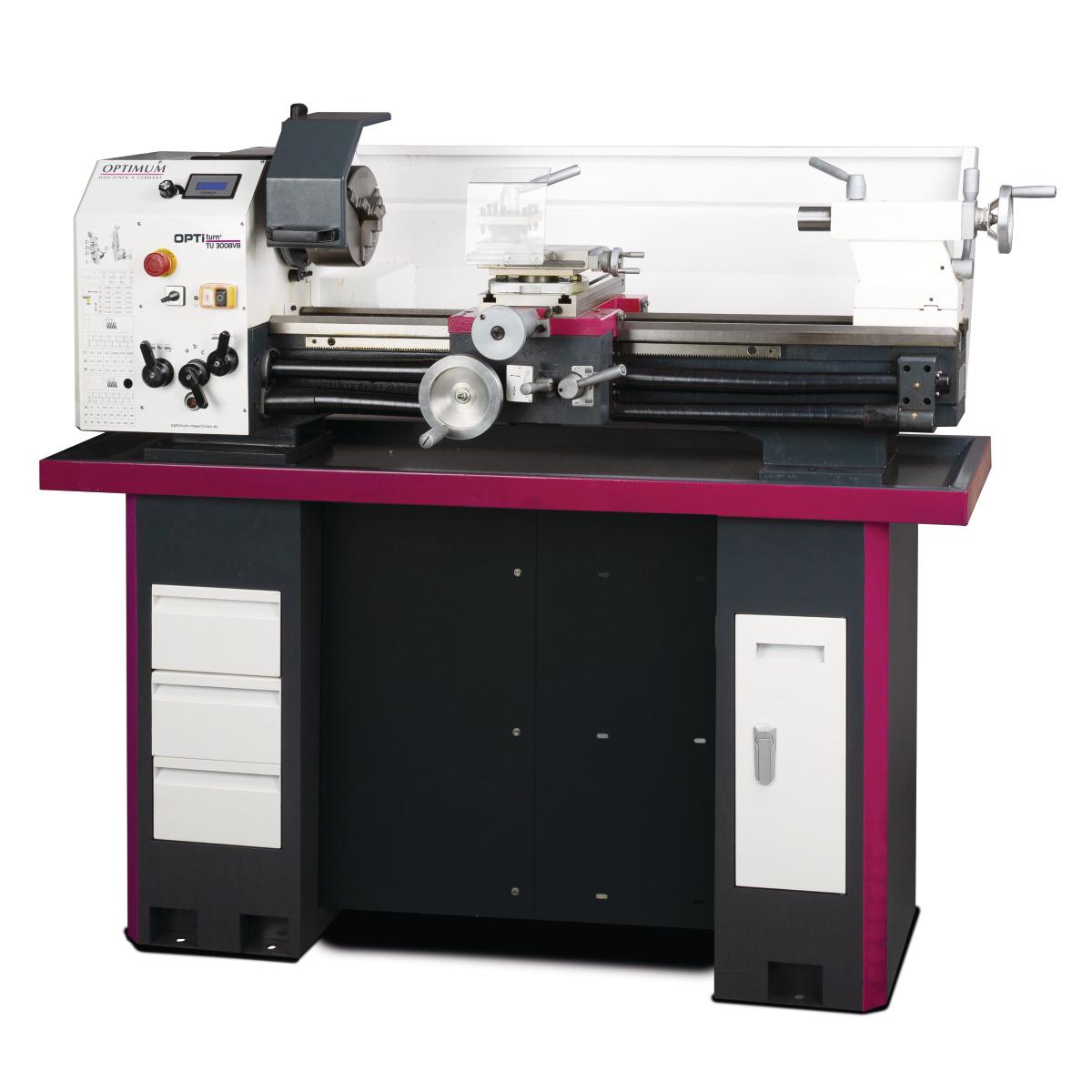 Torno paralelo Optimum OPTIturn TU 3008 - Torno paralelo Optimum OPTIturn TU 3008VB