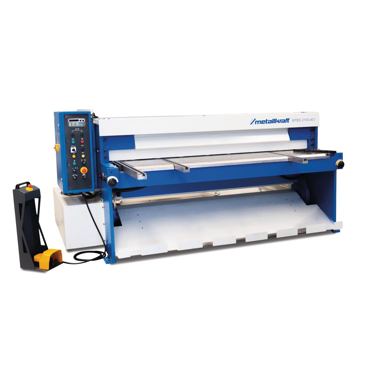 Cizalla motorizada para chapa Metallkraft MTBS 3130-40 T - Cizalla motorizada para chapa Metallkraft MTBS 2100-40 T