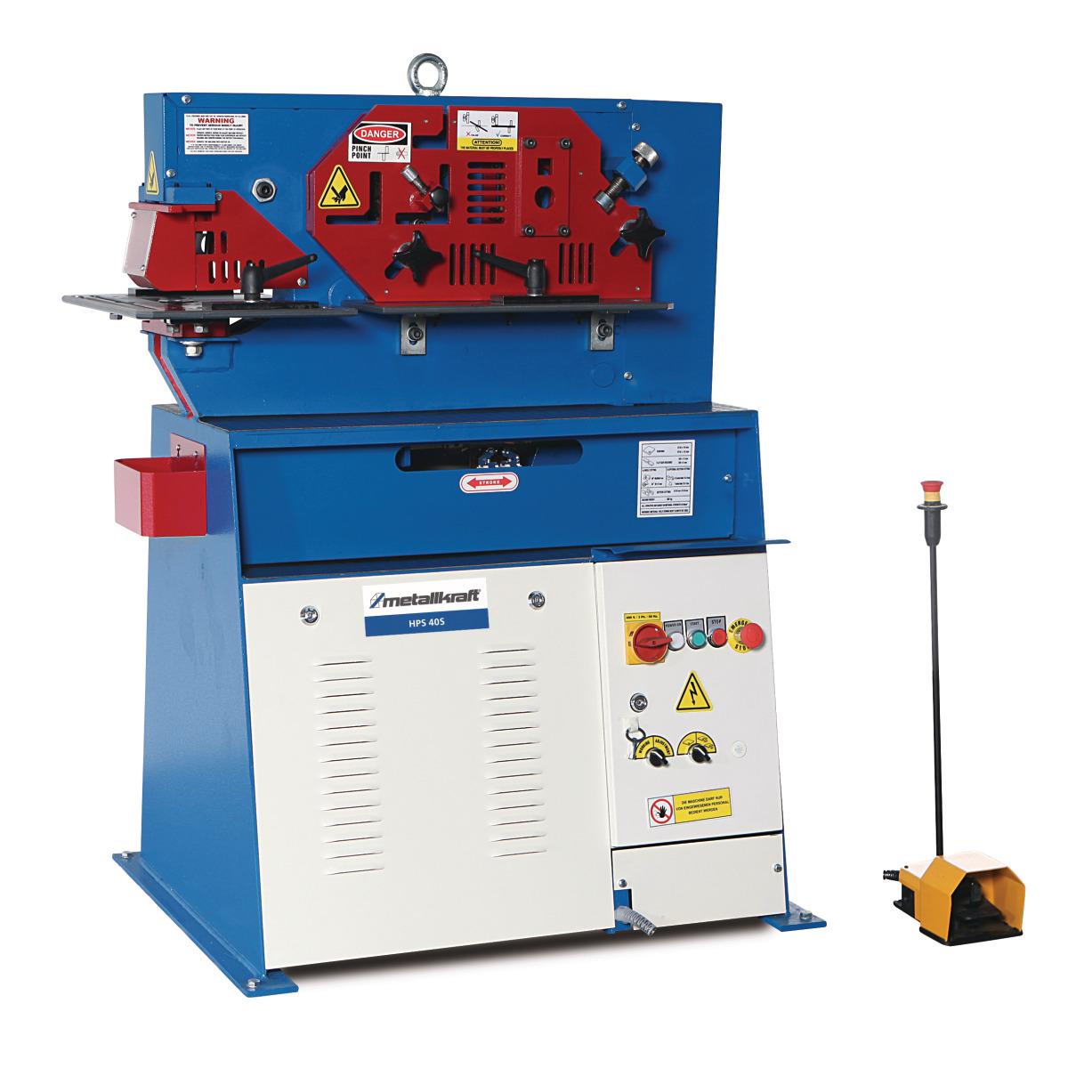 Punzonadora y cizalla hidráulica Metallkraft HPS 40 S / HPS 60 S - Punzonadora y cizalla hidráulica Metallkraft HPS 40 S