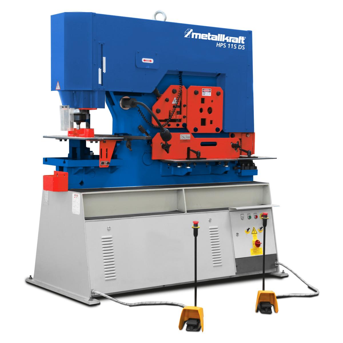 Punzonadora y cizalla hidráulica Metallkraft HPS 175 DS - Punzonadora y cizalla hidráulica Metallkraft HPS 115 DS