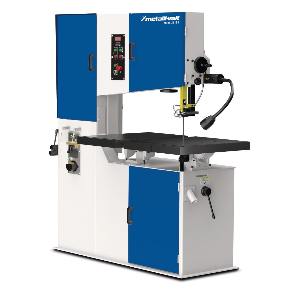 Sierra huincha vertical para metal Metallkraft VMBS 2614 I E - Sierra huincha vertical para metal Metallkraft VMBS 3613 I