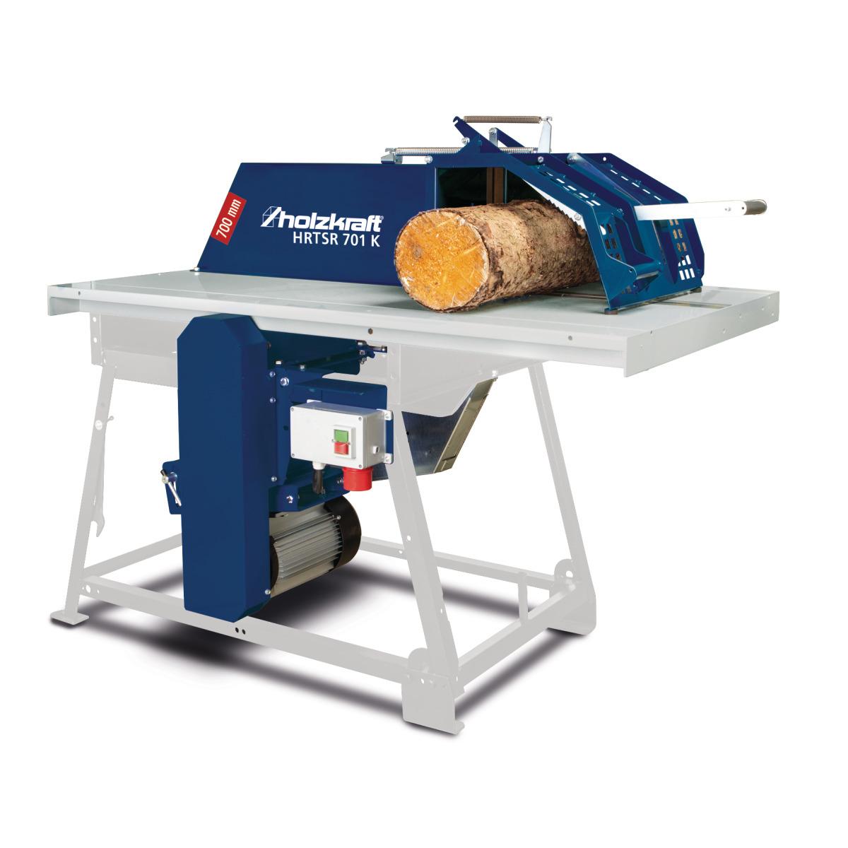 Sierra trozadora de leña con mesa rodante Holzkraft HRTS 701K - Sierra trozadora de leña con mesa rodante Holzkraft HRTSR 701K