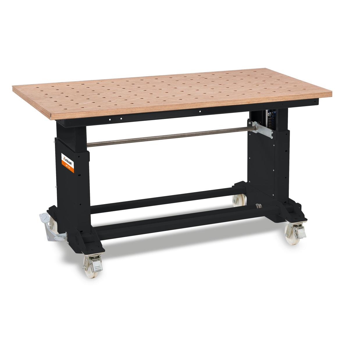 Holzkraft AMT 500 BL mesa de trabajo y montaje con tablero perforado de haya multiplex