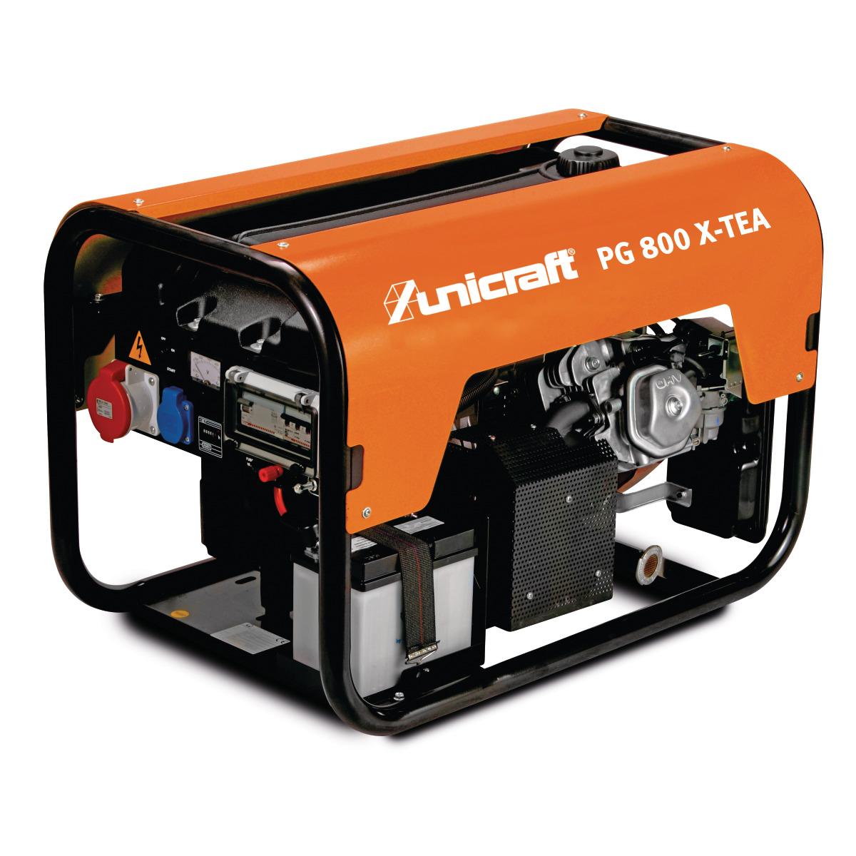 Generador eléctrico sincrónico Unicraft PG 800 X-TEA - Generador electrógeno Unicraft PG 800 X-TEA