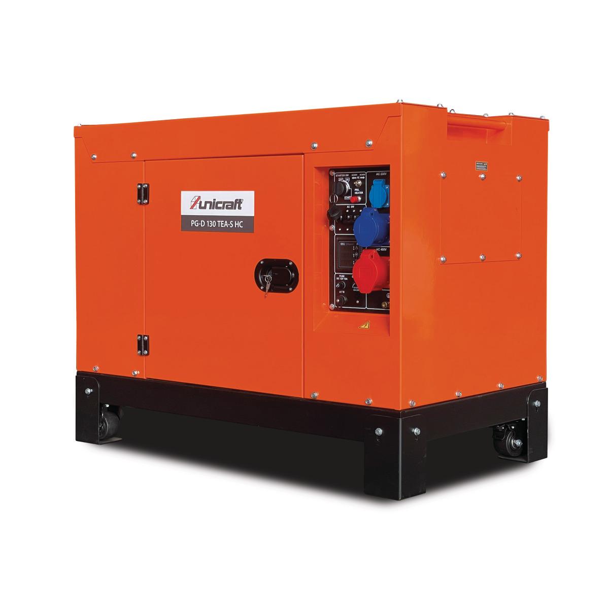 Generador eléctrico diésel sincrónico Unicraft PG-D 130 TEA-S HC - Generador electrógeno diésel Unicraft PG-D 130 TEA-S HC