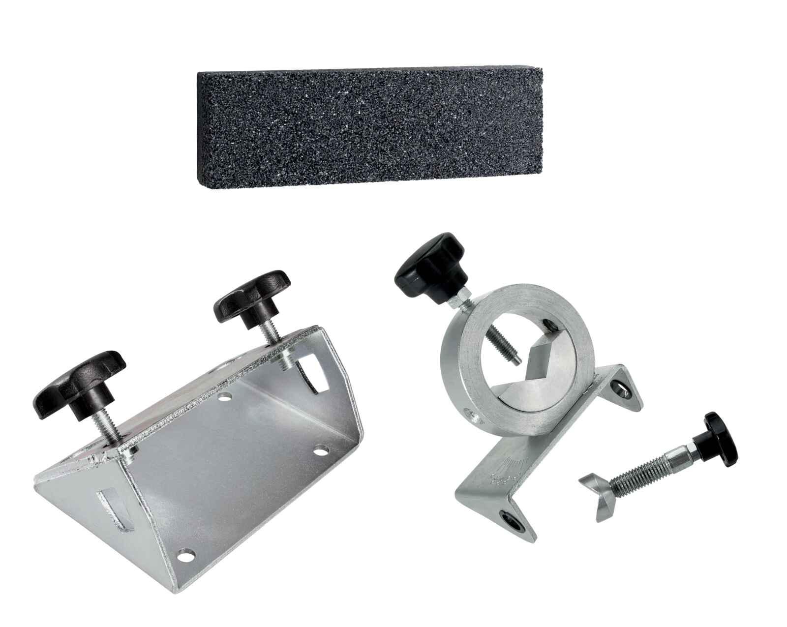 Kit de Afilado para Herramientas de Torneado - Scheppach — vista lateral