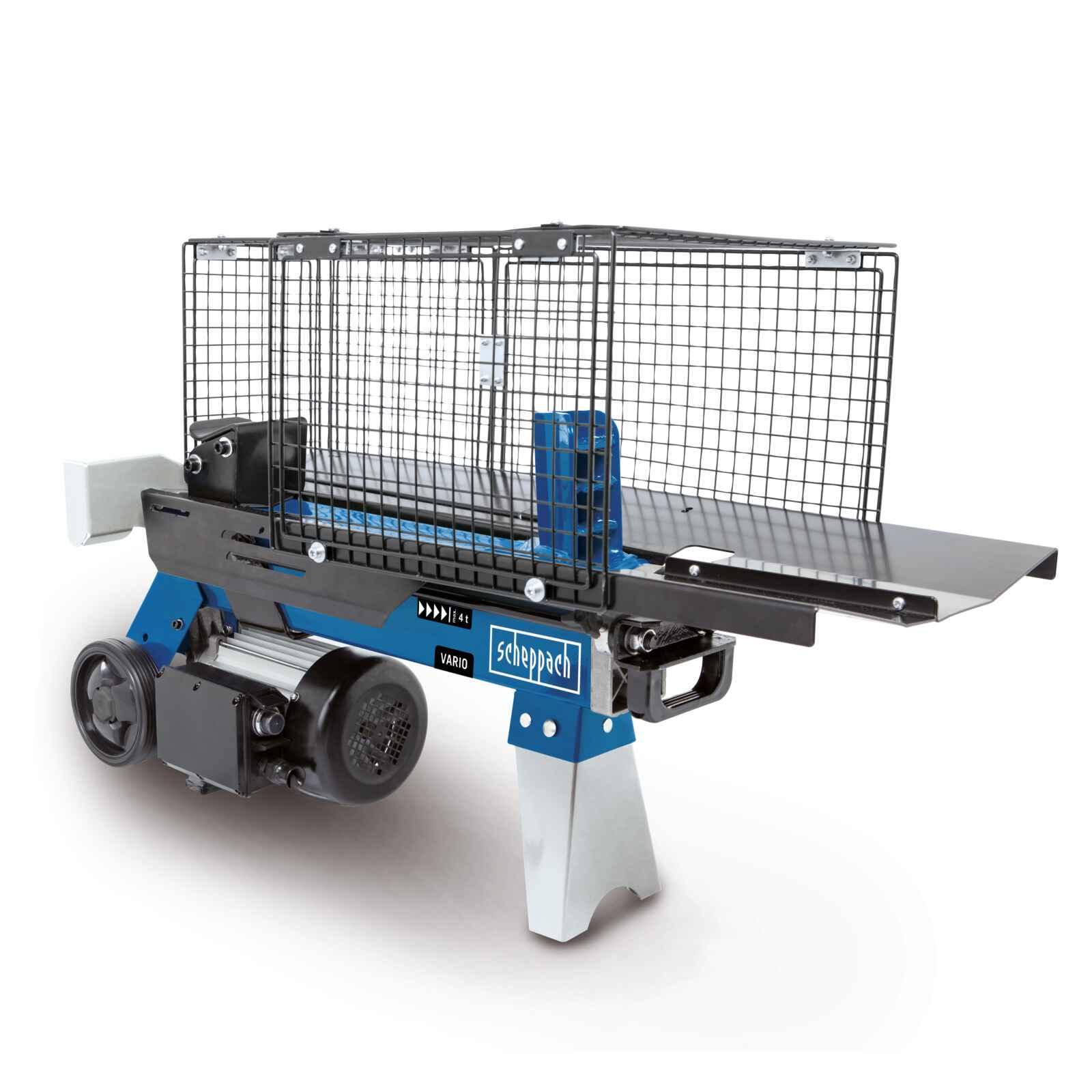 Partidor de Leña Eléctrico Hidráulico 4 Toneladas 1500W Scheppach - Astilladora