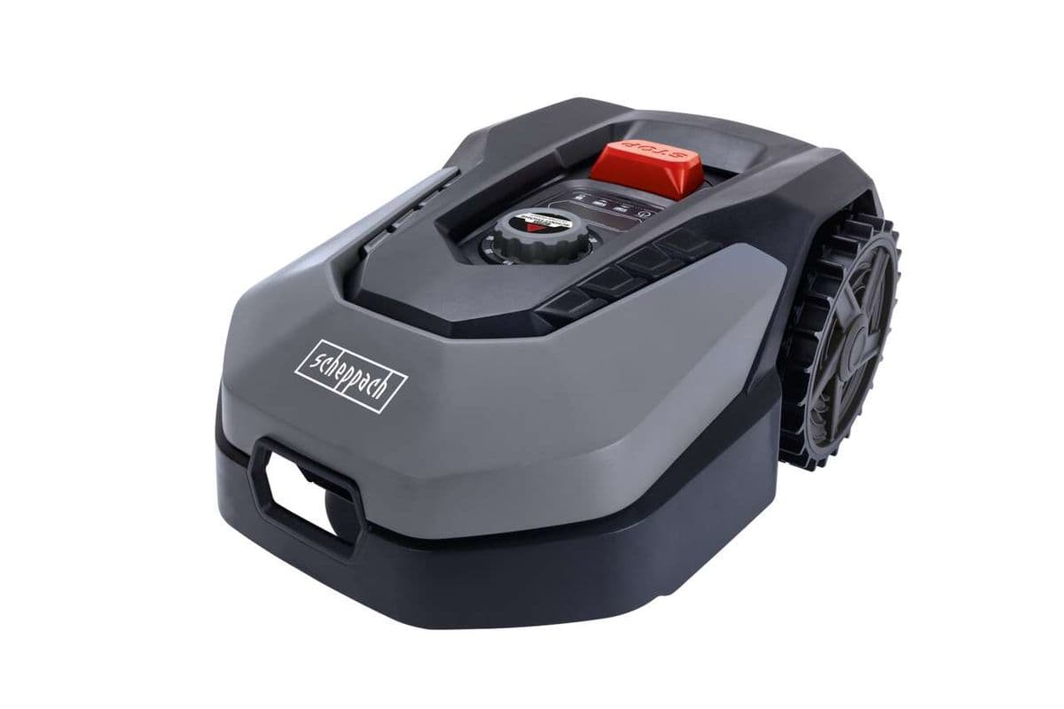 Robot Corta Pasto Cortacésped Scheppach 900m² - WiFi, Altura Regulable